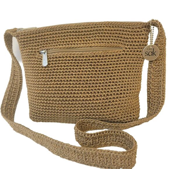 The Sak Crochet Knit Hobo Shoulder Ba - Picture 1 of 7